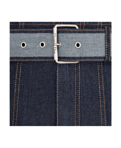 Dior Multi-pocket Denim Trousers In Blue