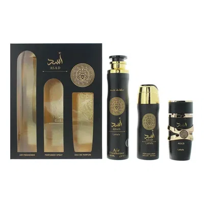 Lattafa Asad Gift Set Fragrances 6290362341192 In Black