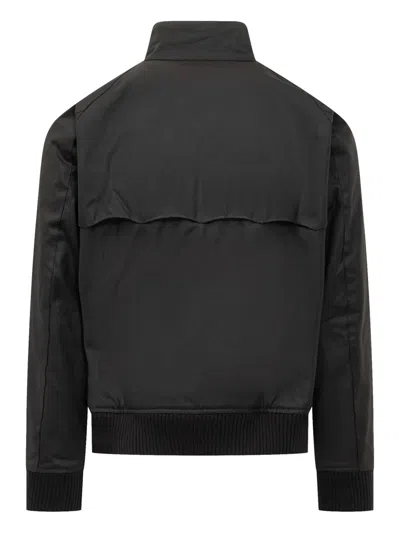 Barbour Long Sleeve Jacket With Elasticized Cuffs And Waist In Black