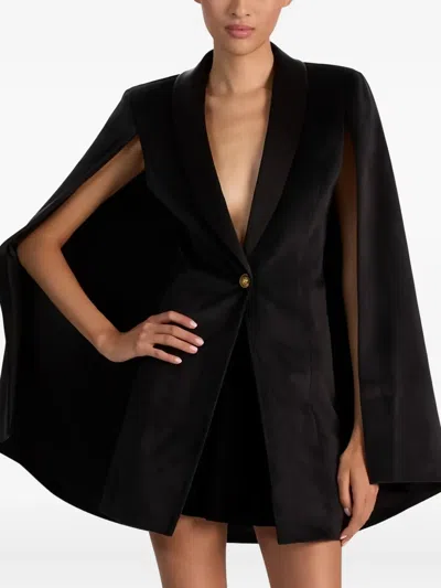 Alice And Olivia Esther Shawl Collar Blazer In Black