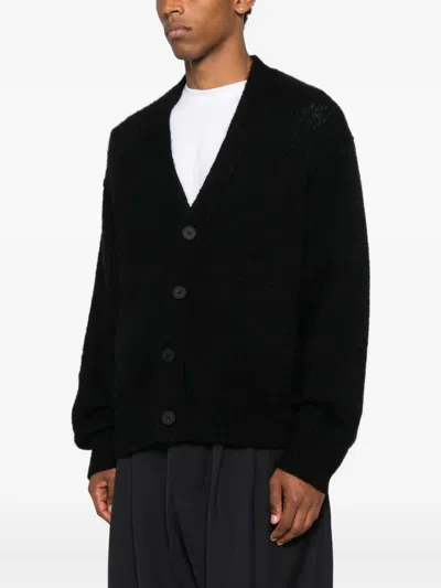 Studio Nicholson Buttoned Cardigan In Black