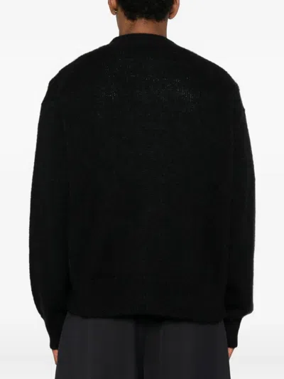 Studio Nicholson Buttoned Cardigan In Black