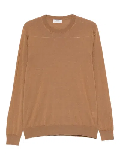 Ferrante Crew-neck Sweater In Brown