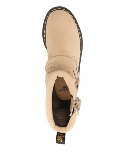 Dr. Martens 40mm Anistone Buckle-strap Boot In Neutral