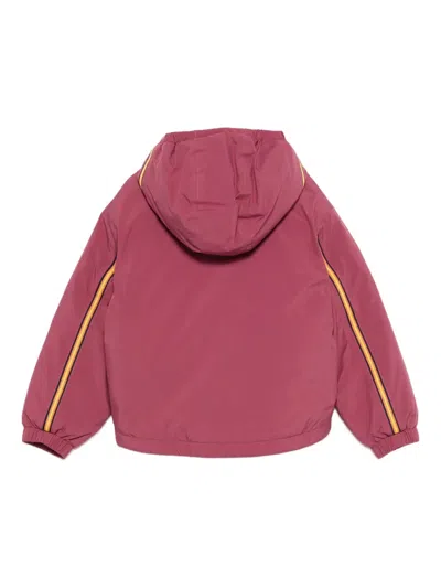 Il Gufo X K-way Hooded Jacket In Pink