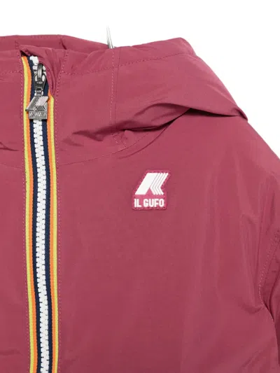 Il Gufo X K-way Hooded Jacket In Pink