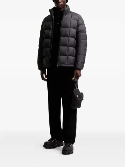 Moncler Corduroy Tailored Trousers In Black