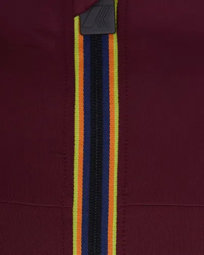 K-way Minid Scuba Mini Dress In Burgundy