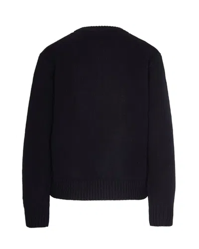 Mc2 Saint Barth Kyla Heart-detail Sweater In Black