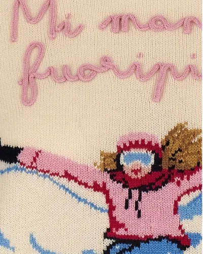 Mc2 Saint Barth New Queen Sweater In Neutral