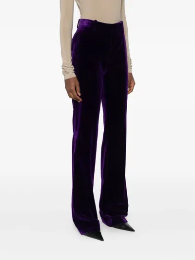 Tom Ford Boot Cut Pant In Dark Oak