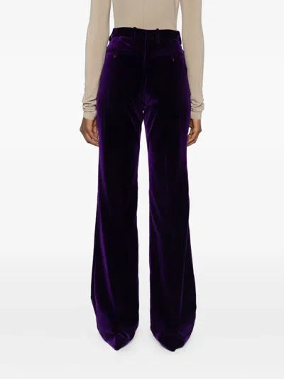Tom Ford Boot Cut Pant In Dark Oak