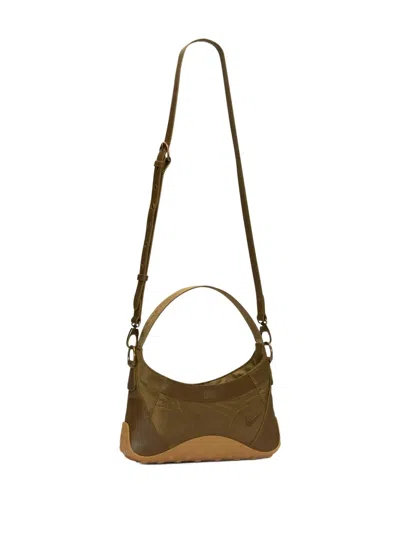 Nike X Knwls Razr Panelled Shoulder Bag In Green