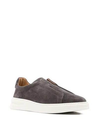 Henderson Baracco 35mm Devis Slip-on Sneakers In Gray