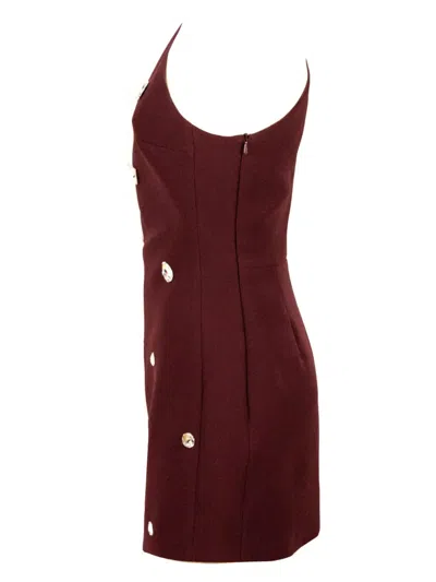 David Koma Crystal-embellished One-shoulder Dress In Red