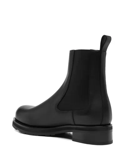 The Row Lug-sole Chelsea Boots In Black