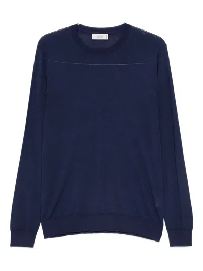 Ferrante Crew-neck Top In Blue