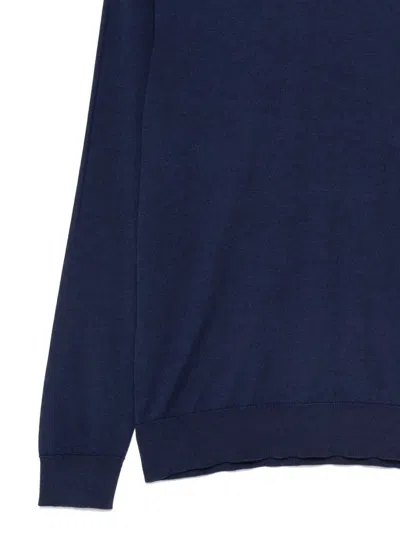 Ferrante Crew-neck Top In Blue