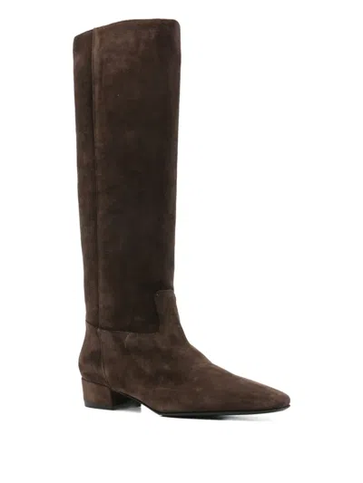Fabio Rusconi Knee-high Pointed Boots In Brown