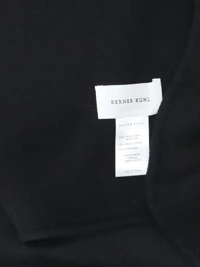 Berner Kuhl Wool And Cashmere Blend Scarf In Black