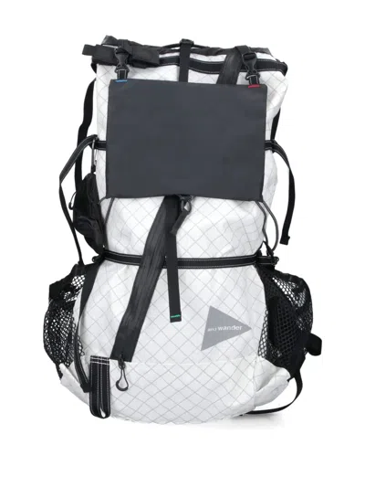 And Wander Ecopack 40l Backpack In White