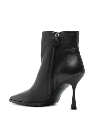 Fratelli Russo 90mm Pointed-toe Ankle Boots In Black