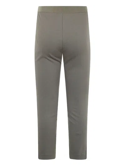 Liviana Conti Elasticated-waistband Leggings In Gray