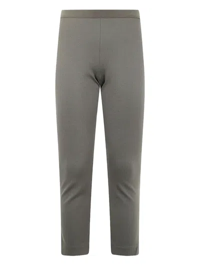 Liviana Conti Elasticated-waistband Leggings In Gray