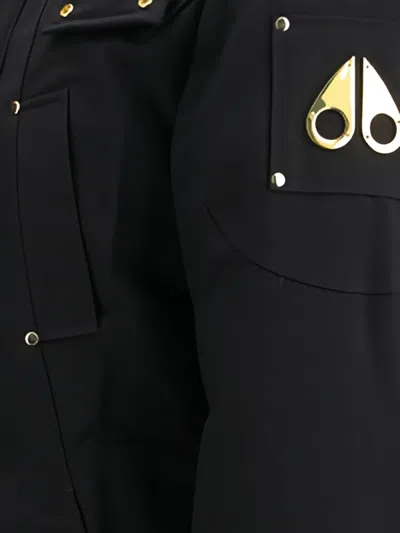 Moose Knuckles Stirling Parka From The Gold Series In Black