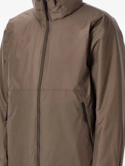 Goldwin Windstopper By Gore-tex Labs Puffy Jacket In Brown