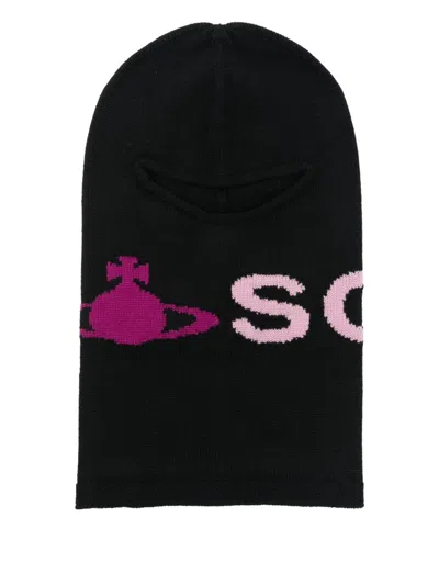 Vivienne Westwood Initial Balaclava In Black