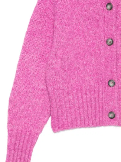 Aspesi Buttoned Cardigan In Pink
