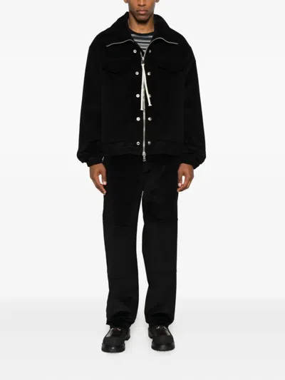 State Of Order Panelled Trousers In Black