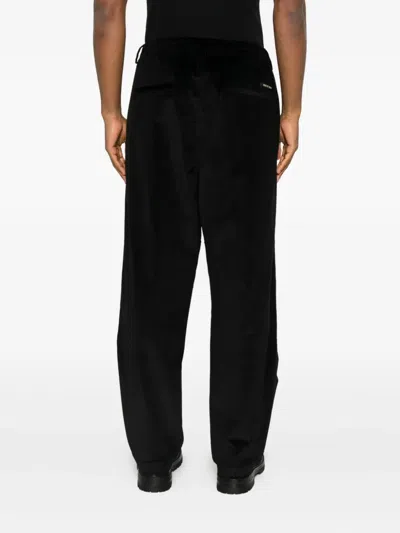 State Of Order Panelled Trousers In Black
