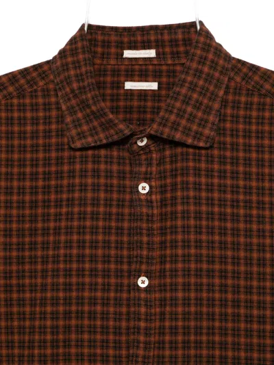 Massimo Alba Canary Shirt In Brown