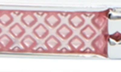 Tory Burch Kira Enamel Hinge Slim Bracelet In Metallic