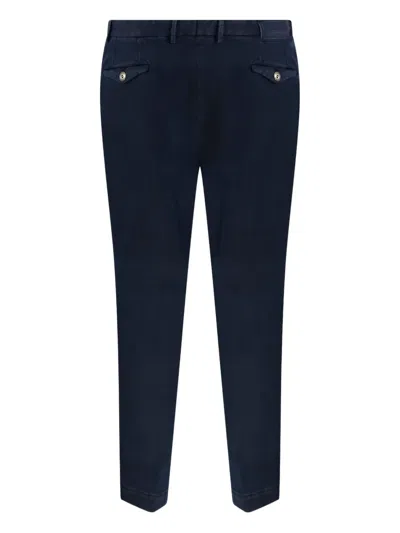 Santaniello Pleated Trousers In Blue