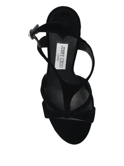 Jimmy Choo 135mm Kesia T-strap Platform Heel Sandals In Black