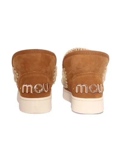 Mou Eskimo Suede Boots In Brown