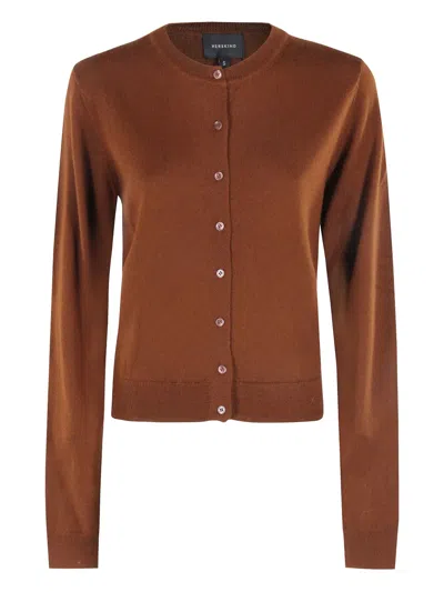 Herskind Roselle Buttoned Cardigan In Brown