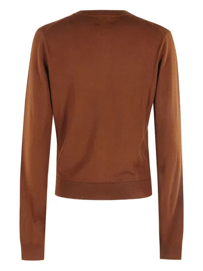 Herskind Roselle Buttoned Cardigan In Brown