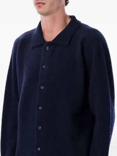 Howlin' Long-sleeve Buttoned Cardigan In Blue