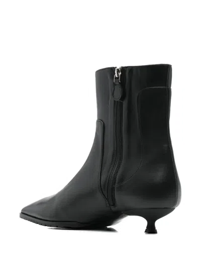 Fratelli Russo 35mm Pointed-toe Ankle Boots In Black