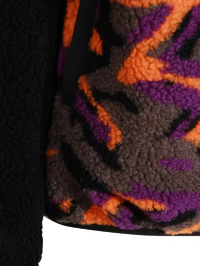 Mauna Kea Versatile Jacket With High Collar And Pockets In Black