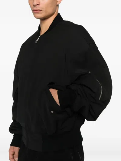 Entire Studios Zip-fastening Jacket In Black