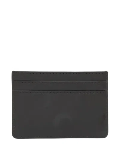 Marine Serre Moon Canvas Cardholder In Gray