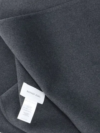 Berner Kuhl Classic Rectangular Grey Scarf With Soft Texture In Gray