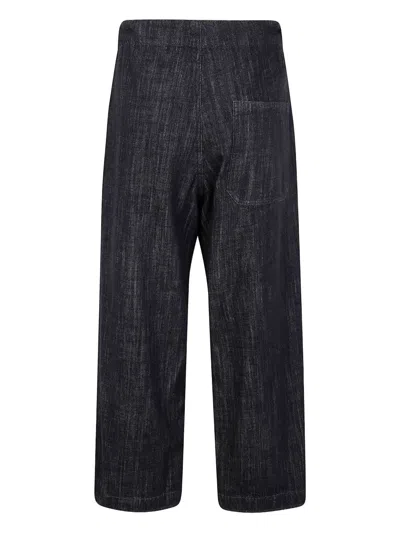 Y's Drawstring Trousers In Blue