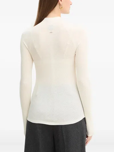 Hugo Boss Foliora Mock-neck Sweater In Neutral