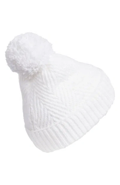 Adidas Originals Adidas Twilight Pompom Beanie In White